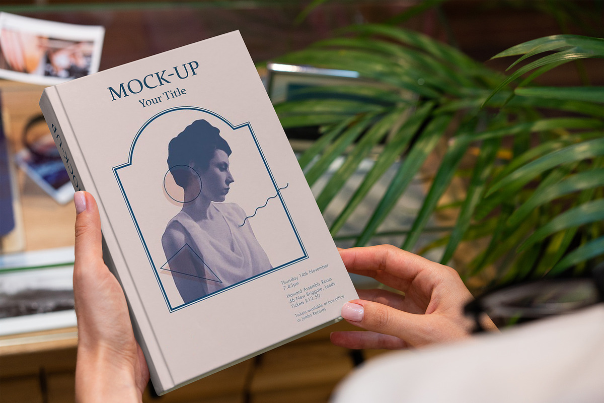 Book Hardcover Lifestyle Mock-Up, a Print Template by Dikarte.Store (Photo 7 of 13)