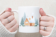 Watercolor Winter Clipart Collection, an Illustration by Sublimation Artist (Thumbnail 5 of 6)