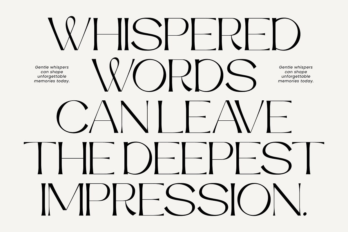 Chateau Luxury Modern Serif Font, a Serif Font by operatype.co (Photo 3 of 8)