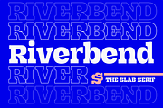 Riverbend, a Slab Serif Font by Xelo Graph (Thumbnail 1 of 7)