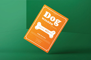 Dog Walker Flyer, a Flyer Template by FaraHelal