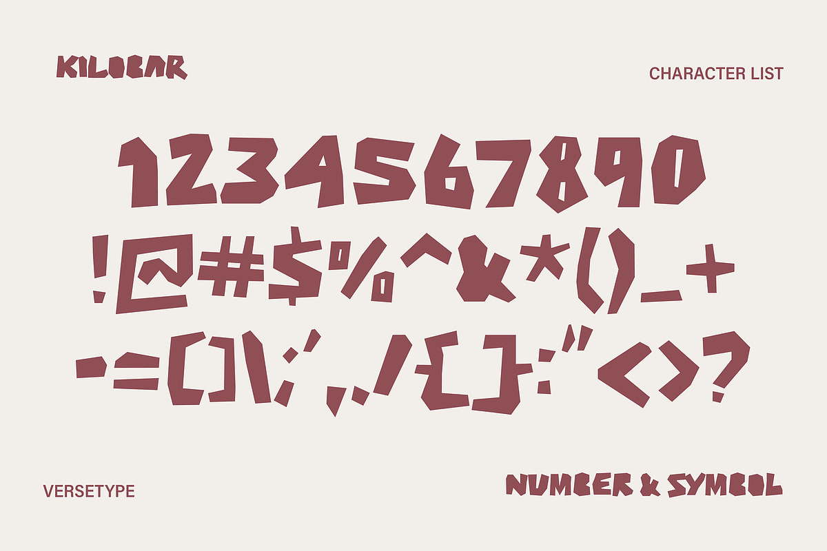 Kilobar - Papercut Font, a Sans Serif Font by Versetype (Photo 13 of 21)