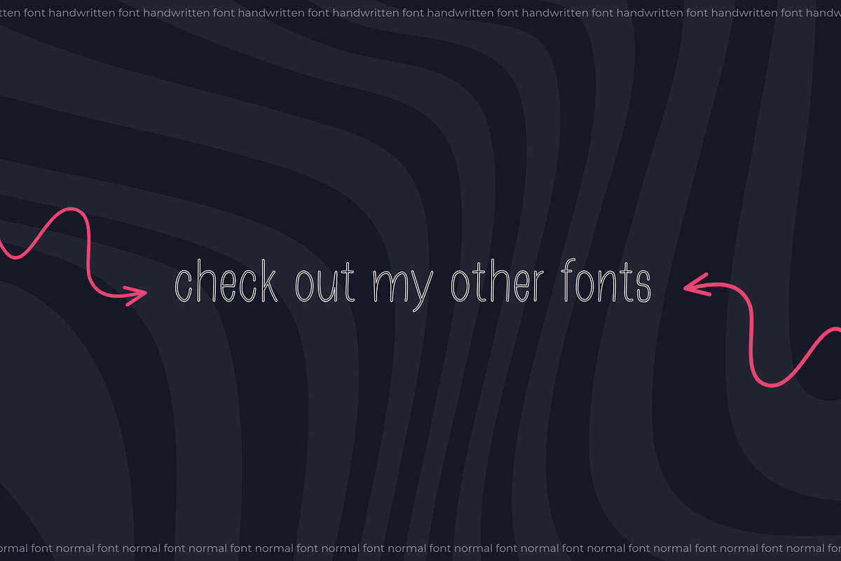 Normal Handwritten Clean Font, a Handwritten Font by typendy (Photo 10 of 10)