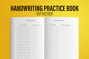 Handwriting Workbook KDP Interior