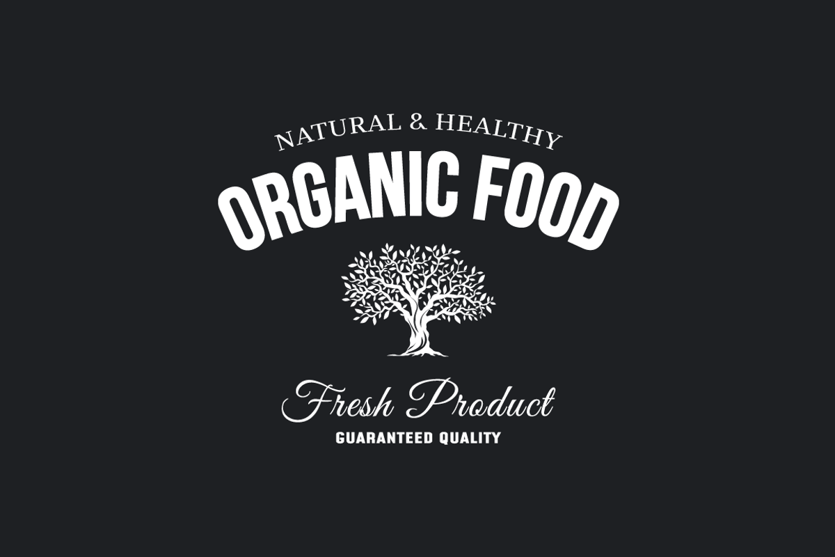 Organic natural food tree logo, a Food Illustration by provector (Photo 2 of 3)
