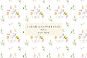 Watercolor Easter bunny, a Seasonal Illustration by LeriaArt watercolor (Thumbnail 10 of 13)