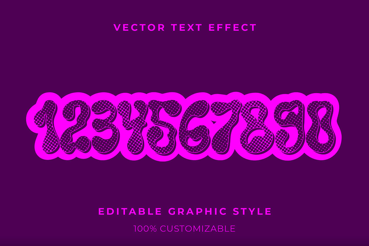 Slime Dotted Bubble Text Effect preview 2