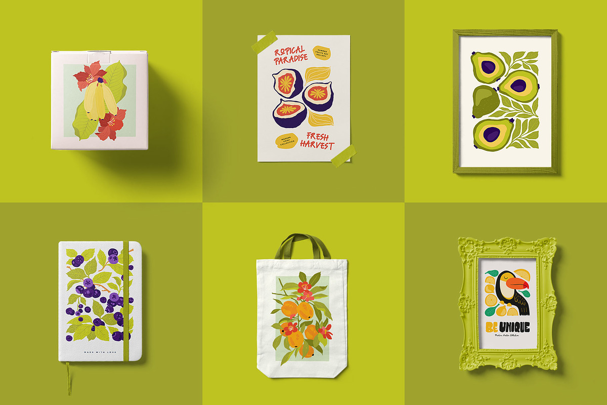 Summer Fruits | Wall Art Collection, an Object Graphic by Leleka.Store (Photo 12 of 20)