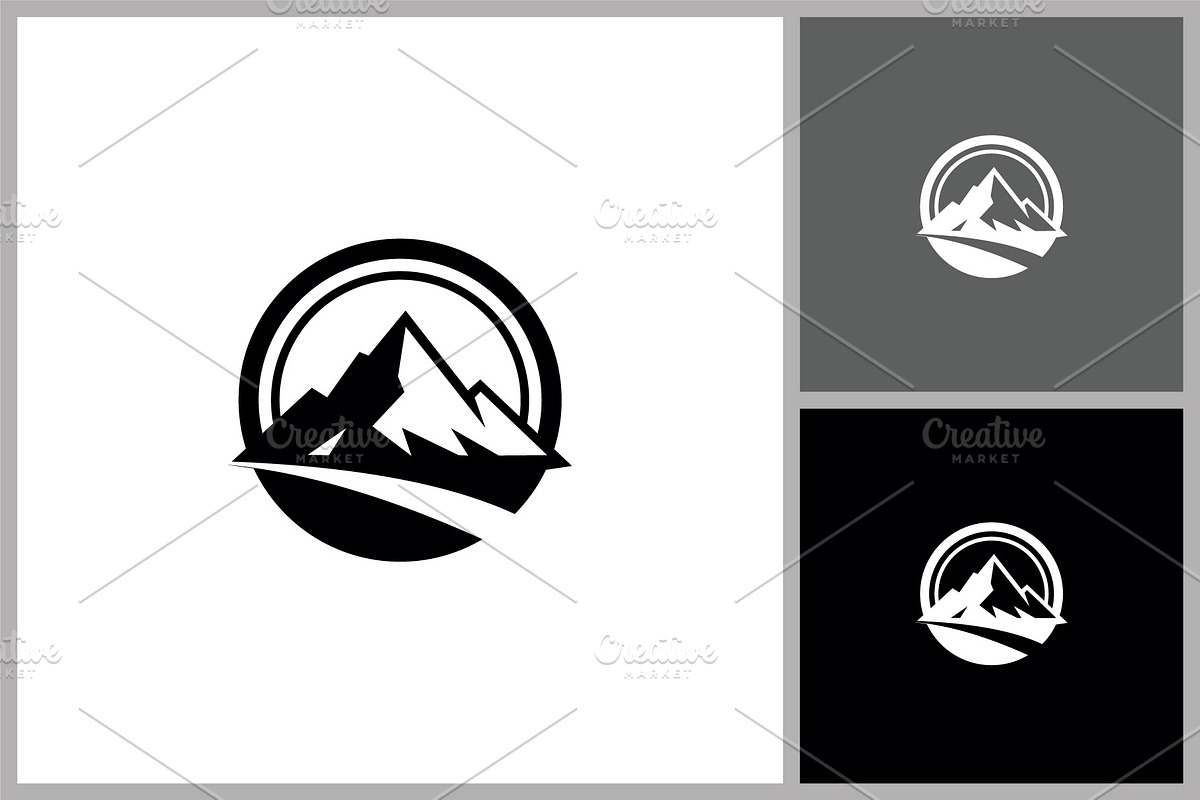 Circular Mountain Adventure Logo, a Branding & Logo Template by quadrazo (Photo 1 of 2)