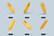 Papercraft marker, an Object Graphic by TITO (Thumbnail 2 of 2)
