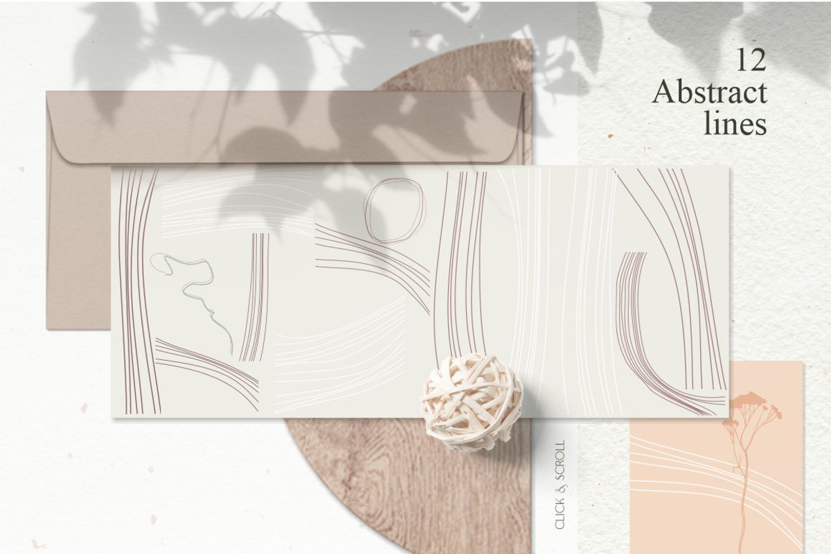 ABSTRACT BOTANICAL POSTERS, an Object Graphic by Collection by VY (Photo 4 of 9)
