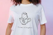 Rococo Strawberry Tea Time Line Art, a Food Illustration by TitaLivingArt (Thumbnail 4 of 7)