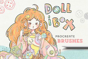 DolliBox Kawaii procreate brushes