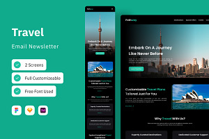 Pathway - Travel Email Newsletter, an Email Template by productype1