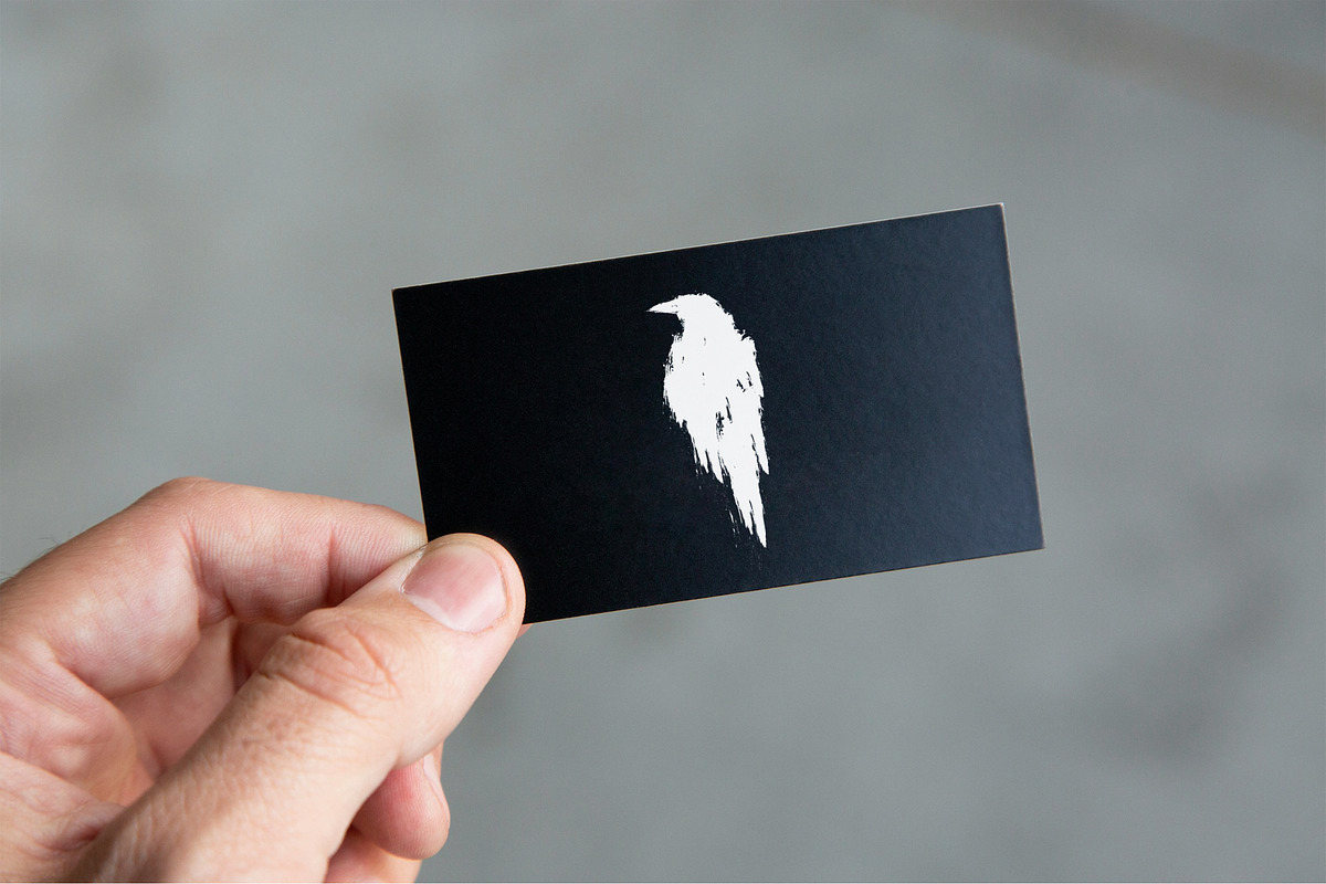 Raven Black Silhouette, an Animal Illustration by DeShoff Art (Photo 4 of 5)