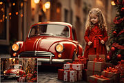 40 Christmas Car Digital Backdrops, a Background Graphic by HappyNews (Thumbnail 5 of 5)