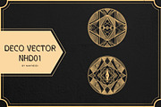 12 Deco Vector NHD 01 Procreate brus, a Brush Add-On by Nan'Heidi (Thumbnail 4 of 4)