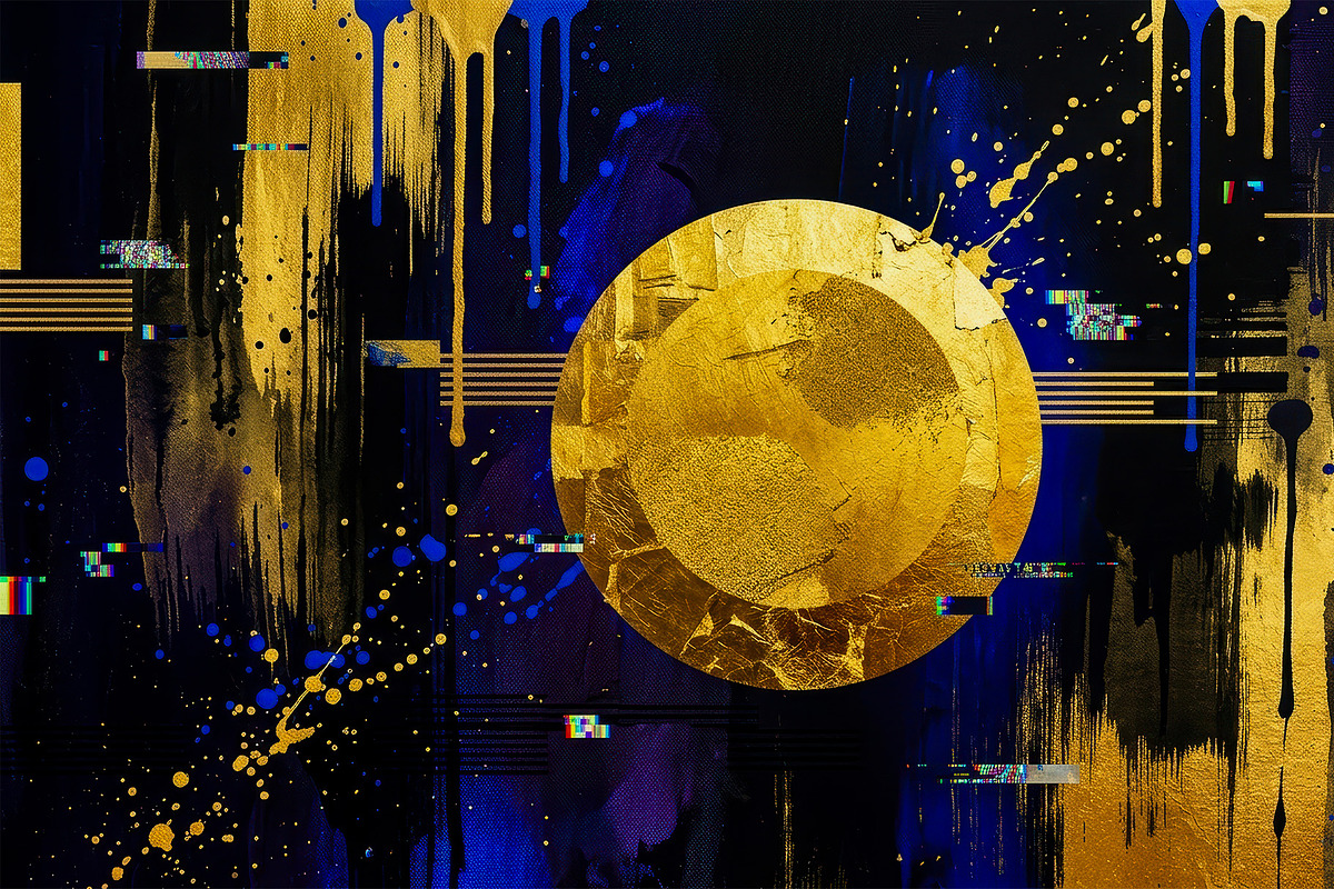 Royal Blue Gold Backgrounds, a Decorative Illustration by StockVerse Creative (Photo 3 of 4)