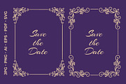 Graceful Wedding Borders Collection, a Decorative Illustration by nandinigraphics (Thumbnail 4 of 5)