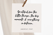 Amorfati – Brush Script Font, a Script Font by Fikryal Studio (Thumbnail 10 of 13)