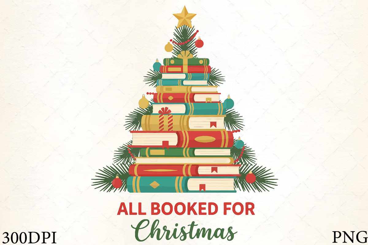 All Booked For Christmas Png, Gift f, an Illustration by CrexoraLab (Photo 1 of 4)