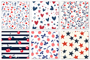4th of July Patriotic Pattern Bundle, a Texture Illustration by Dream Creation (Thumbnail 2 of 7)
