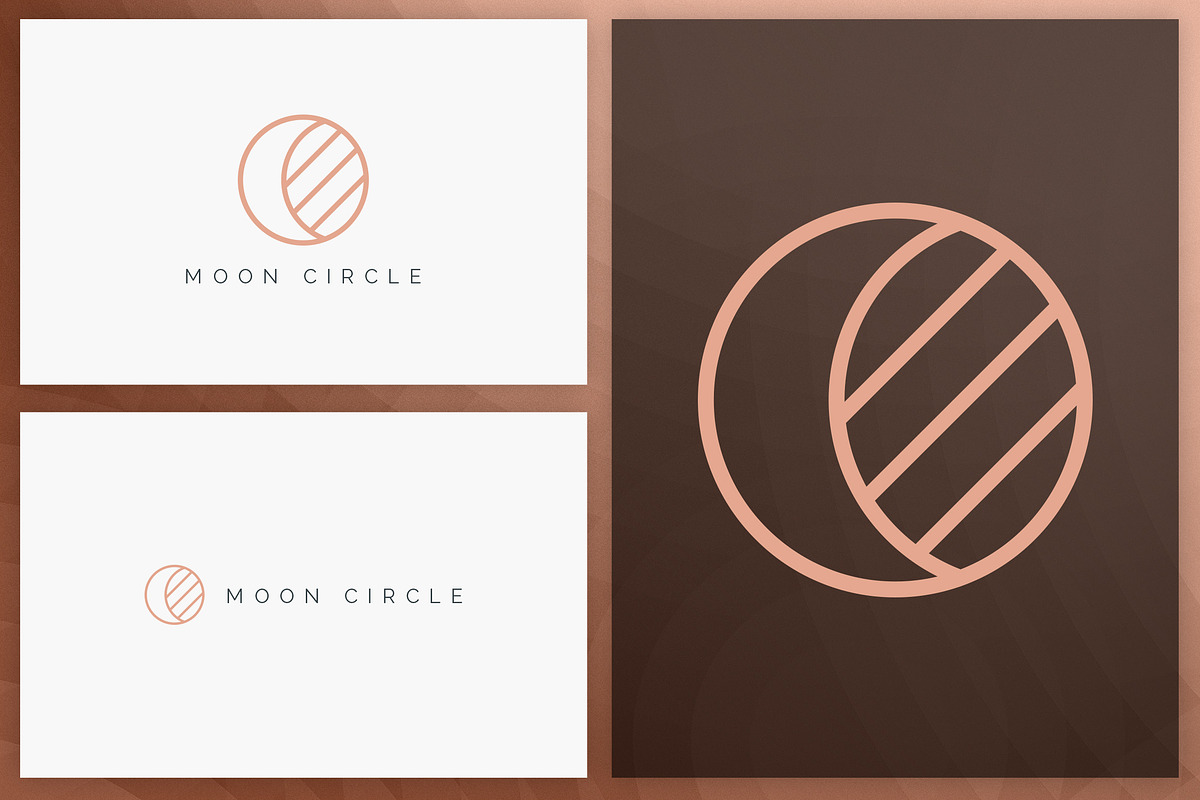 20 Circle geometric logos - outline, a Branding & Logo Template by VP Fonts (Photo 12 of 21)