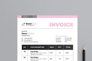 Business Invoice Design