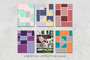 5x7 Photo Card Collage Template Pack