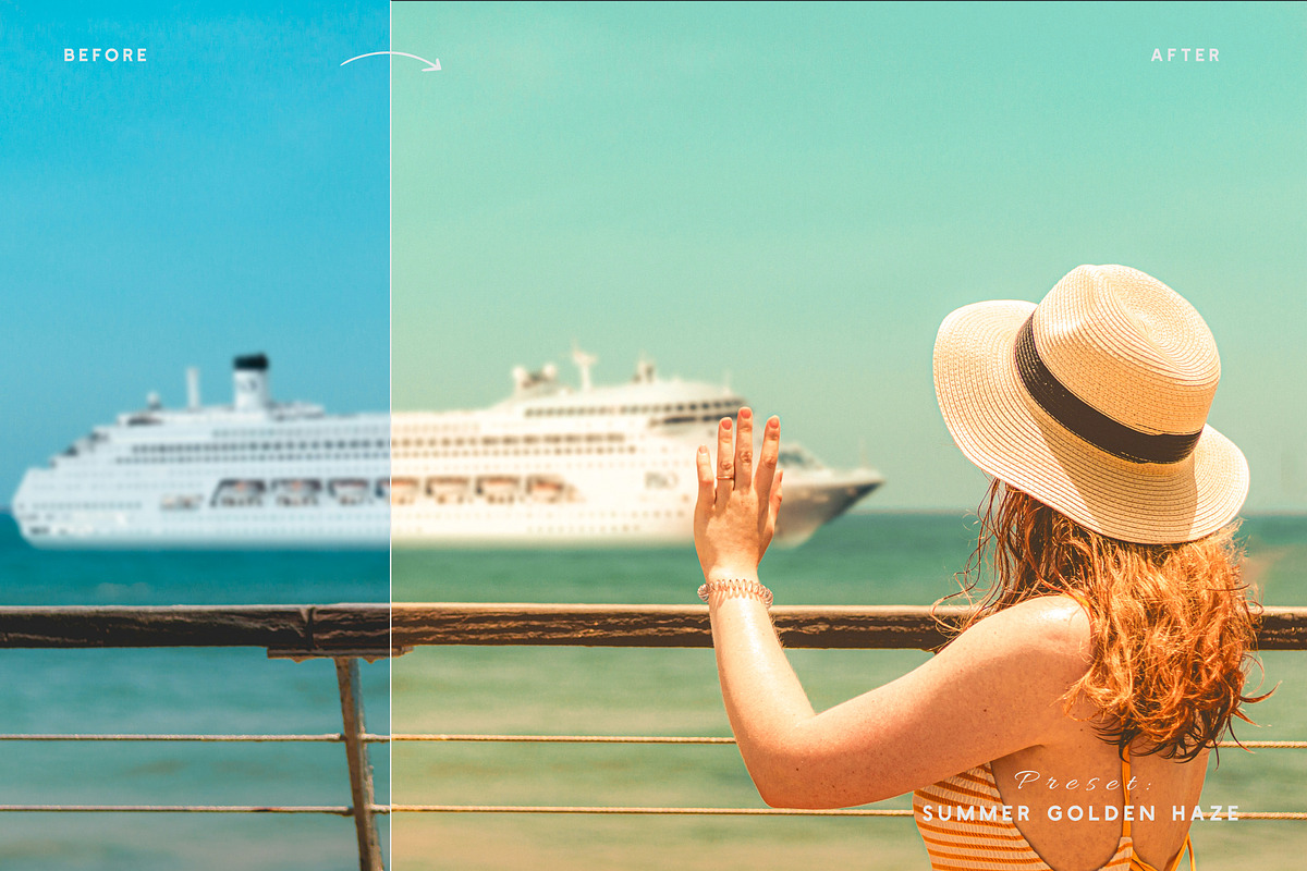 Summer Gold Warm Lightroom Presets, an Action Add-On by Effect-Hub (Photo 4 of 18)