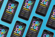 Black Creative Agency Business Flyer, a Flyer Template by Aiyari Graphic (Thumbnail 2 of 3)