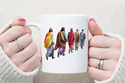 Jesus Christ Clipart PNG, an Illustration by Sublimation Artist (Thumbnail 5 of 6)