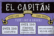 El Capitan, a Serif Font by Artcore Supply Co. (Thumbnail 1 of 6)