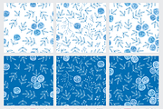 Seamless Floral Patterns, a Pattern Graphic by Tkoko vectors & patterns (Thumbnail 5 of 11)