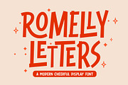 Romelly Letters - Playful Font, a Font by Novitype (Thumbnail 1 of 13)