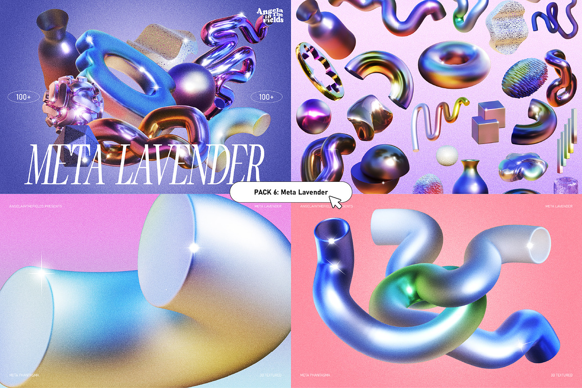 75% OFF Pop Futurism Bundle, an Object Graphic by angelainthefields (Photo 13 of 18)