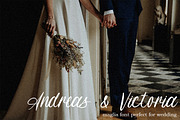 Maglia – Wedding Calligraphy Font, a Script Font by MERCI STUDIO (Thumbnail 5 of 8)