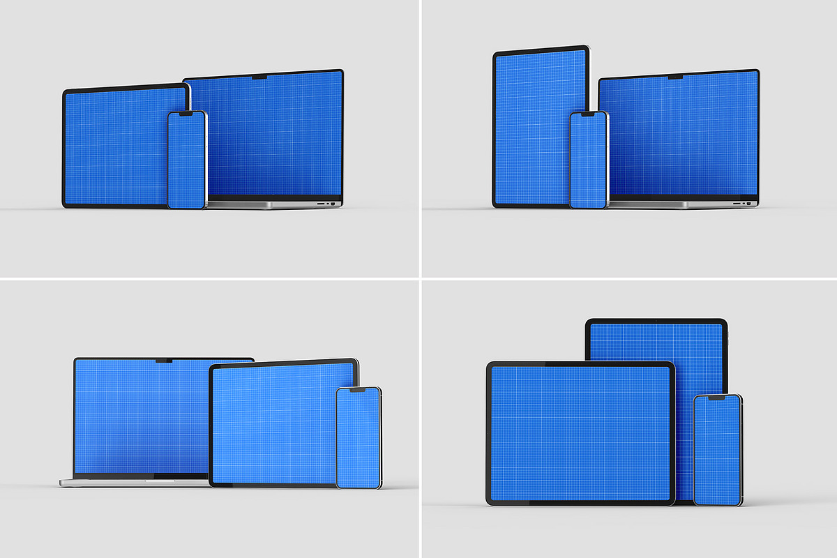 Macbook Pro iPad iPhone 13 Mockups, a Mac Mockup by Illusiongraphic (Photo 33 of 34)