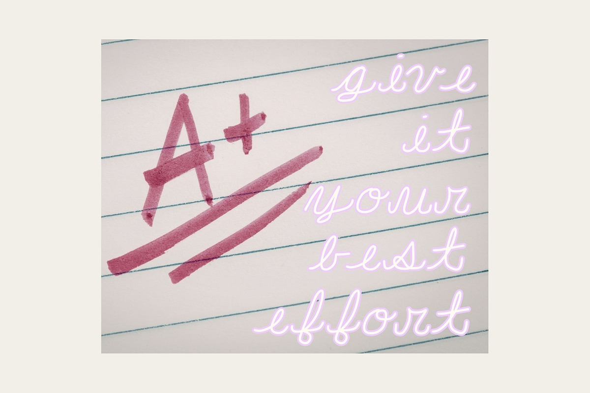 Cursive Practice a Hand-drawn Font, a Handwritten Font by Eryn Rose Design (Photo 2 of 11)