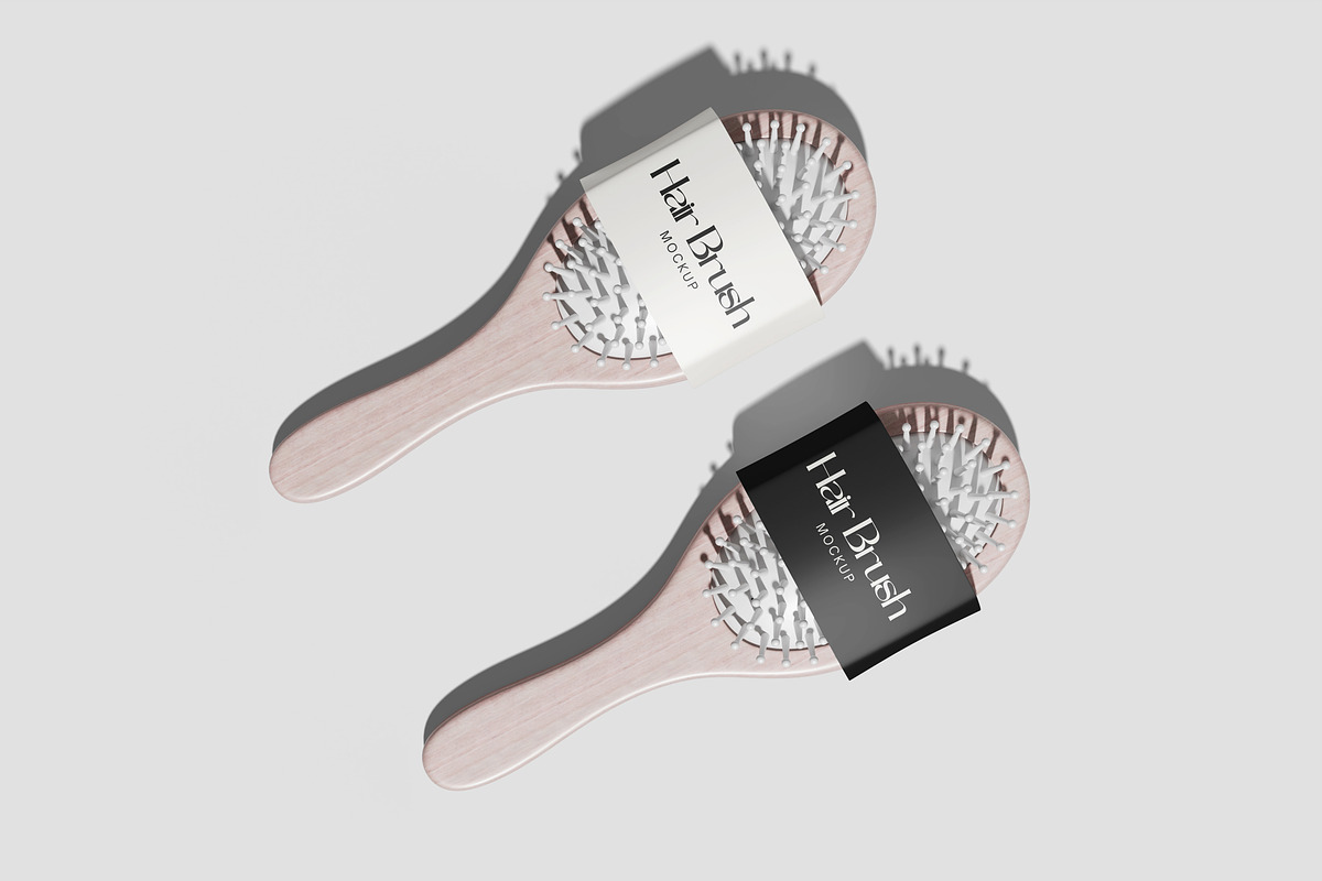 Hair Brush Mockup, a Packaging Mockup by Hazzpro_Std (Photo 4 of 5)
