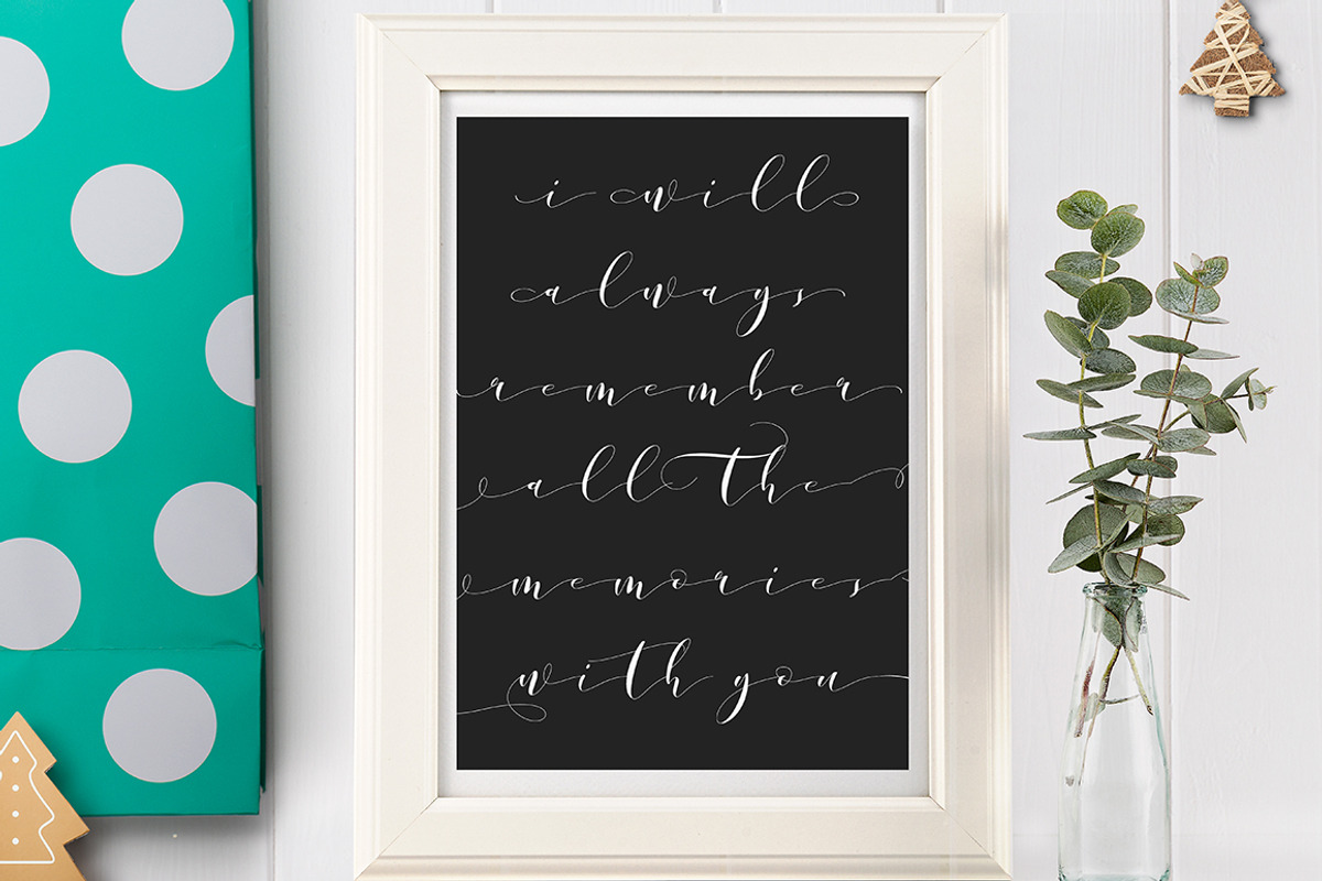 Donita Handscript, a Script Font by Siwox Studios (Photo 4 of 5)