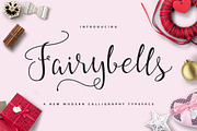 Fairybells Script, a Script Font by ianmikraz (Thumbnail 1 of 10)