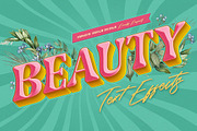 Floral Text Effects, a Layer Style Add-On by Andrew Skoch Design (Thumbnail 8 of 10)