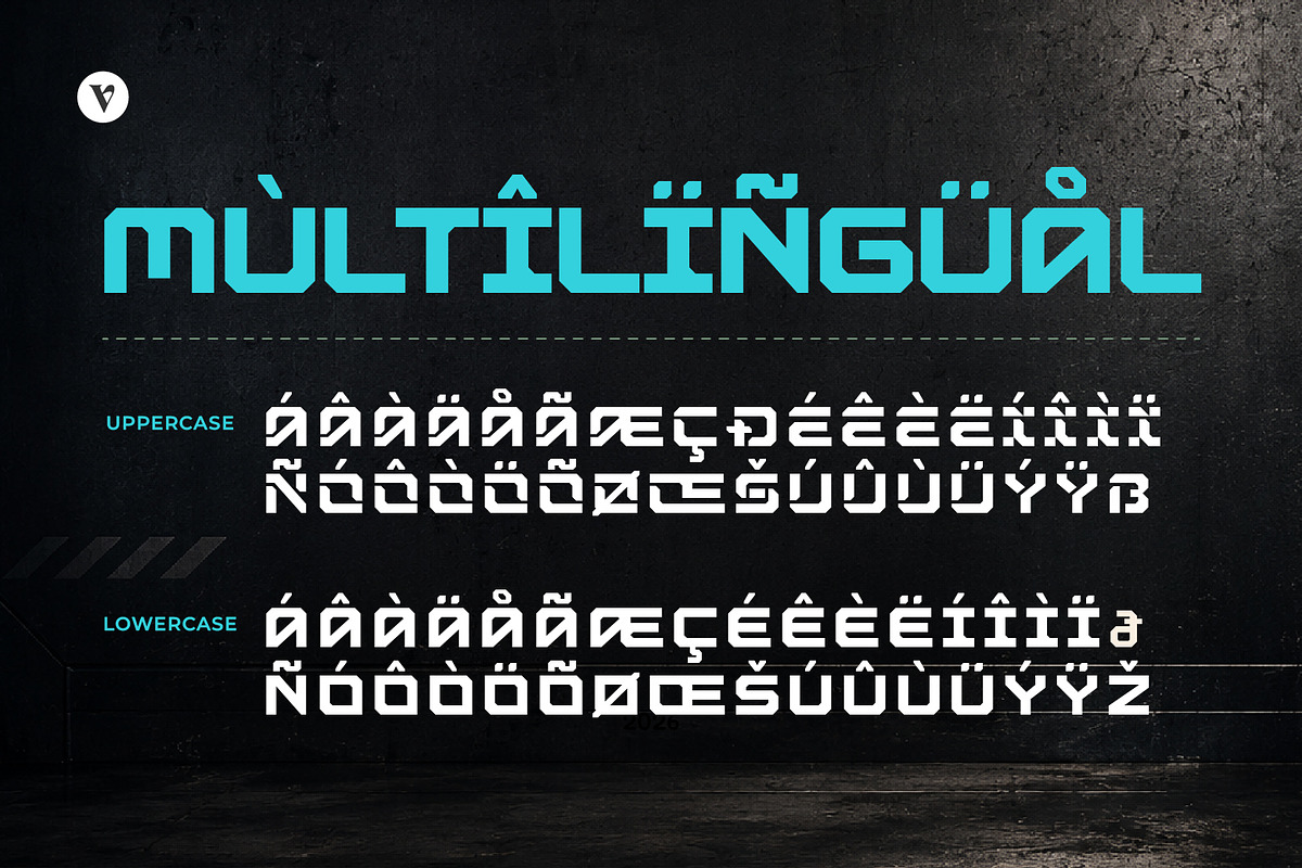 Revolta - Tech Display Font, a Sans Serif Font by Vesvocrea (Photo 3 of 8)