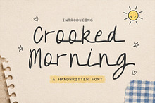 Crooked Morning Cozy Handwritten