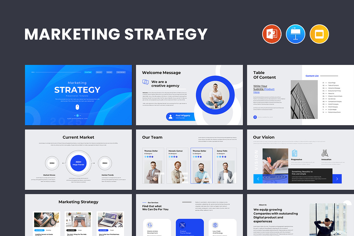 Marketing Strategy Presentation, a Marketing Template by CreativeSlides (Photo 6 of 6)