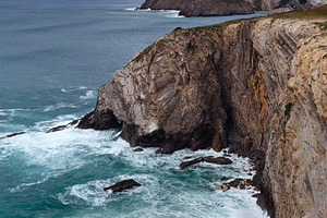 Summer ocean rocky coast (Spain)., a Nature Photo by YuriyB
