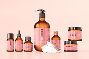 250+ Cosmetic Branding Mockup Bundle, a Cups & Container Mockup by pmvch (Thumbnail 8 of 273)