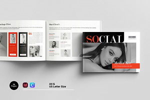 Social Media Kit Template Landscape, a Brochure Template by Spark_Creative