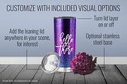 20oz Stainless Steel Straight Sided, a Product Mockup by SarahDesign (Thumbnail 4 of 8)